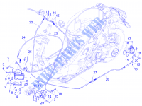 Bremschlauchen   Bremszangen (ABS) für VESPA GTS 4T ie Super E3 2015
