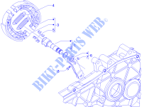 Hinterbremse   Bremsbackensatzen für VESPA LXV 4T ie E3 2013