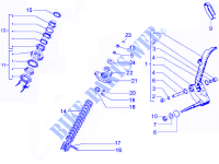 Gabelkomponenten (Mingxing) für VESPA PX 2014