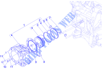 Einheit Zylinder Kolben Kolbenbolzen für PIAGGIO BEVERLY RST/S 4T 4V IE E3 2013