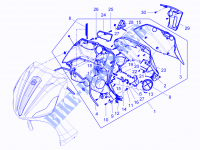 Vorderes Handschuhfach    Schild Rückseite für PIAGGIO BEVERLY RST/S 4T 4V IE E3 2015