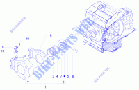 Einheit Zylinder Kolben Kolbenbolzen für PIAGGIO MP3 500 Sport 2015