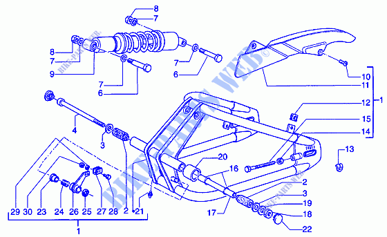 Radschwinge für GILERA Eaglet automatic 1998