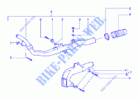 Belt cooling tube iintake tube für GILERA Runner 180 FXR 2T 2000