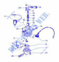 Carburettor mikuni für GILERA Runner 180 FXR 2T 2000