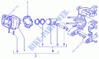 Cylinder piston wrist pin, assy für GILERA Runner 180 FXR 2T 1998