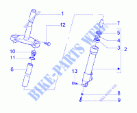 Mvp front fork component parts für GILERA Runner 180 FXR 2T 2001