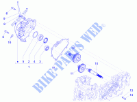 Einheit Getriebe für VESPA 946 ARMANI 125 4T 3V ABS E3 2015