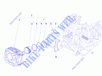 Einheit Zylinder Kolben Kolbenbolzen für VESPA 946 ARMANI 150 4T 3V ABS E3 2016