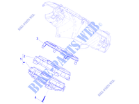 Cockpitinstrumente   Cruscotto für PIAGGIO Medley 4T ie ABS 2016
