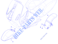 Radgehäuse   Radkotflügel für VESPA Sprint 150 Sport Euro 5 ABS 2020
