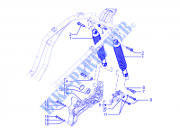 Hintere Radaufhängung   Stoßdämpfer für PIAGGIO Beverly 4T 4V ie E3 Sport Touring 2014