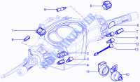 Wechselschalter   Umschalter   Druckschalter   Schalter für PIAGGIO Beverly 4T 4V ie E3 Sport Touring 2014