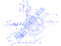 Einhait Kopf   Ventil für PIAGGIO BV 4T 4V ie E3 ABS 2015