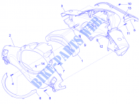 Lenker Deckungen für PIAGGIO Fly 4T/3V ie E3 LEM 2013