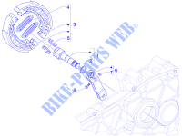 Hinterbremse   Bremsbackensatzen für PIAGGIO Fly 4T E2-E3 2013