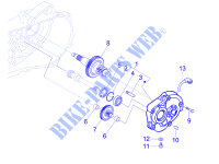Einheit Getriebe für PIAGGIO Fly 4T 2V 25-30Km/h 2014