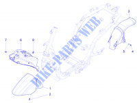 Radgehäuse   Radkotflügel für PIAGGIO Fly 4T 2V 25-30Km/h 2015