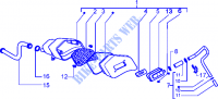 Gehäuse nebenluft (Hinterrad mit Scheibenbremse) für PIAGGIO NRG MC3 Before 200