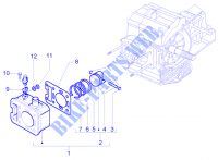Gruppe Zylinder Kolben Kolbenbolzen für PIAGGIO X9 Evolution Other year