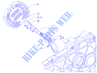 Hinterbremse   Bremsbackensatzen für PIAGGIO Liberty 4T 2V E3 2012