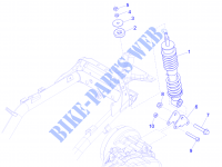 Hintere Radaufhängung   Stoßdämpfer für PIAGGIO Liberty 4T 3V ie E3 2014