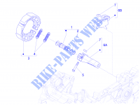 Hinterbremse   Bremsbackensatzen für PIAGGIO Liberty iGet 4T 3V ie ABS 2015