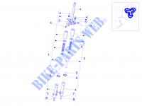 Gabelkomponenten (Wuxi Top) für PIAGGIO Liberty 4T PTT (B-NL) 2014