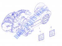 Motor, komplett für PIAGGIO Liberty iGet 4T 3V 2015