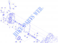 Schwungraddeckel   Ölfilter für PIAGGIO MP3 ie LT - Sport 2014