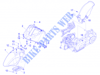 Radgehäuse   Radkotflügel für PIAGGIO X10 4T 4V I.E. E3 2012