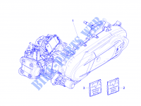 Motor, komplett für PIAGGIO X10 4T 4V I.E. E3 2015