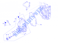 Schwungraddeckel   Ölfilter für PIAGGIO X10 4T 4V I.E. E3 2015