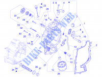 Schwungraddeckel   Ölfilter für PIAGGIO X10 4T 4V I.E. E3 2013