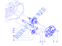 Einheit Getriebe für PIAGGIO Zip 2T 2015