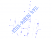 Gabelkomponenten (Wuxi Top) für PIAGGIO Zip 2T 2014