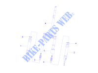 Gabelkomponenten (Wuxi Top) für PIAGGIO Zip 4T 25 Km-h 2014