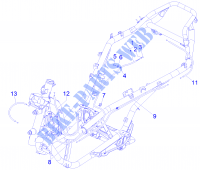 Bowdenzügen für GILERA Fuoco 4T-4V ie E3 LT 2013