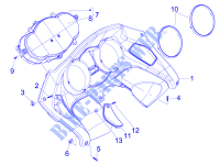 Cockpitinstrumente   Cruscotto für GILERA Fuoco 4T-4V ie E3 LT 2014