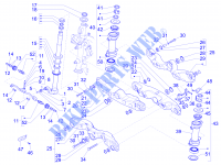 Gabel/Lenkerleitung   Steuersatz für GILERA Fuoco 4T-4V ie E3 LT 2014