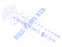 Getriebene riemenscheeiben für GILERA Fuoco 4T-4V ie E3 LT 2014