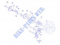 Schwinghebelhalterung für GILERA Fuoco 4T-4V ie E3 LT 2014