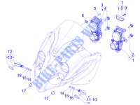Vorderleuchten   Blinkleuchten für GILERA Fuoco 4T-4V ie E3 LT 2014