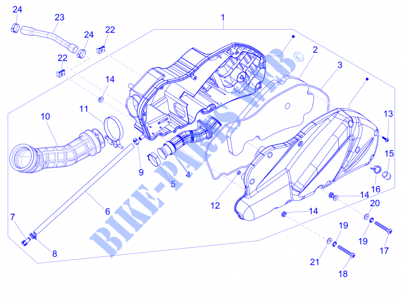 Luftfilter für GILERA Fuoco 4T-4V ie E3 LT 2013